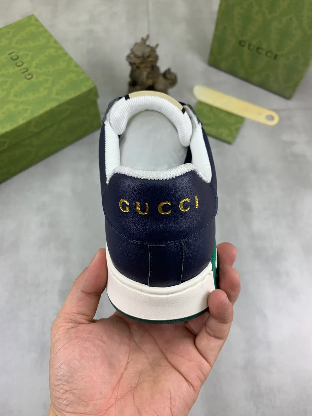 Men's shoes 💰P420💰 [New model] (GUCCI) official website's latest 🎁🎁casual and fashionable men's shoes 👟, hot style 💥 style is simple and elegant, exclusive for trendy men. Unique official website's latest brand double G elements 👑Original Gucci decoration, fashionable and generous, the fabric is original frosted calfskin ✅Fully imported first-layer pigskin lining, the official website specifies wear-resistant, lightweight original rubber casual outsole, the classic model is taken in kind at the counter🎬38-44 (45 46 customized) 3️⃣ colors available